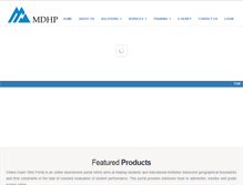 Tablet Screenshot of mdhpgroup.com